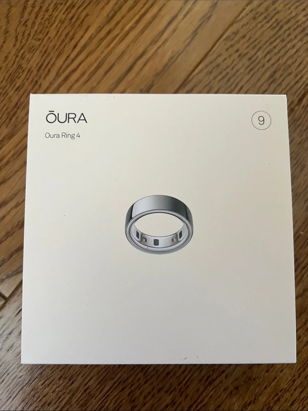 Oura ring silver size 9 SEALED IN BOX